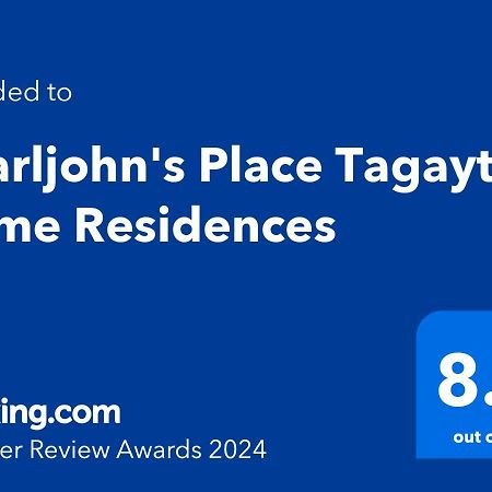 טגאיטאי Pearljohn'S Place Tagaytay Prime Residences מראה חיצוני תמונה